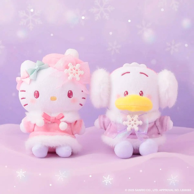 サンリオ」シナモン、クロミ、マイメロたちがふわふわの冬衣装にお