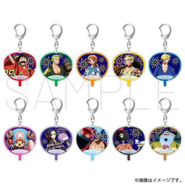 ワンピース」ルフィ、ゾロ、ナミらと浴衣姿で夏祭り♪ アクスタ