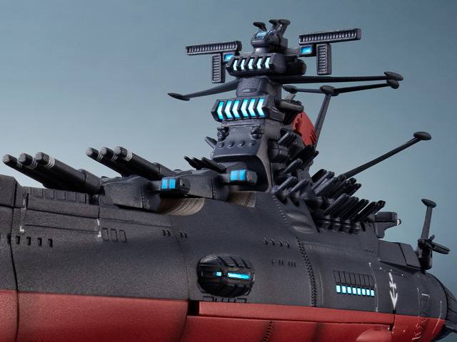 宇宙戦艦ヤマト」“第3次改装型”発進！リアルな船体は内蔵LEDで発光