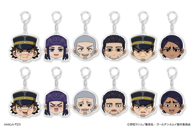 ゴールデンカムイ」“鶴見劇場”Tシャツや、杉元＆鯉登らの“ギャグ顔