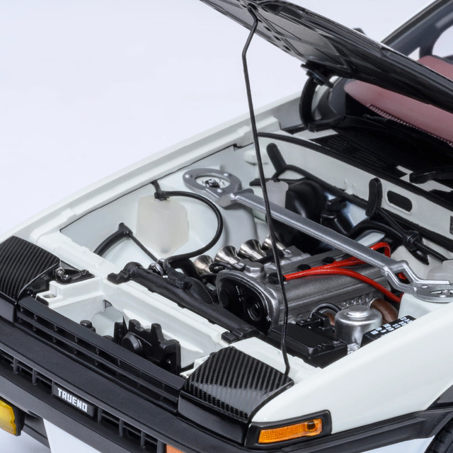 頭文字D」トレノ（AE86）を再現…完成度の高ッ！ 1/18サイズのミニカー