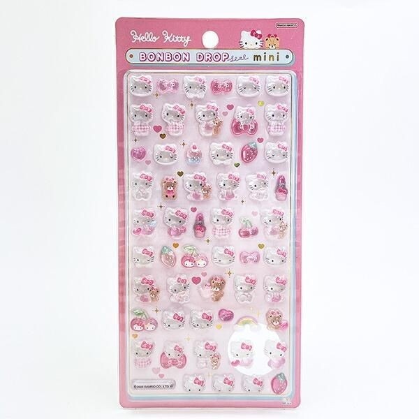 サンリオ」キティやマイメロの“ボンボンドロップシール”もカワイイ
