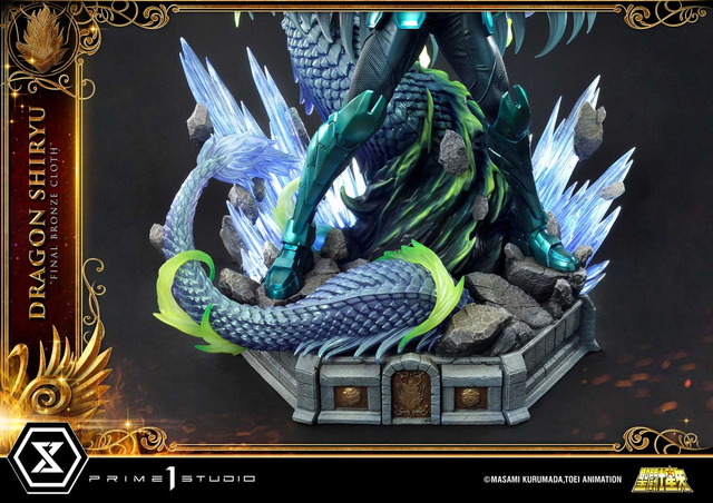 聖闘士星矢」ドラゴン紫龍、“70cm超”のハイエンド・フィギュア化