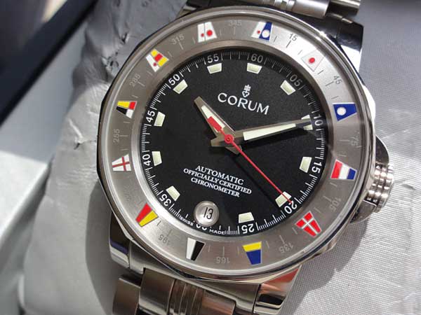 コルム CORUM アドミラルズカップ 自動巻 クロノメーター 付属品有