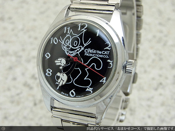 フィリックス・ザ・キャット Felix the CAT 針が腕になっている可愛い