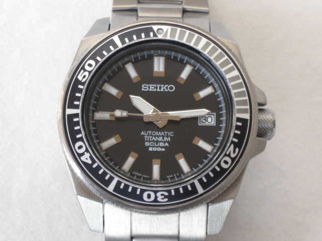 セイコー 7S25-00D0 ブラックサムライ チタン プロスペックス ダイバー