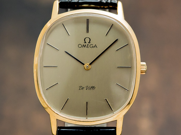 オメガ デビル GF 手巻き Cal.625 オーバルケース スタイリッシュな