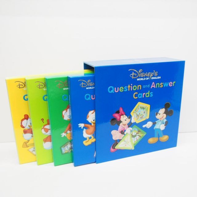 DWE ディズニー英語システム Q＆Aカード ワールドファミリー 旧