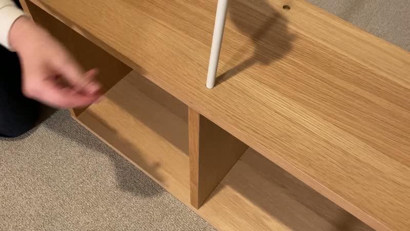 スタッキングシェルフ・ワイド・3段・オーク材 | 無印良品