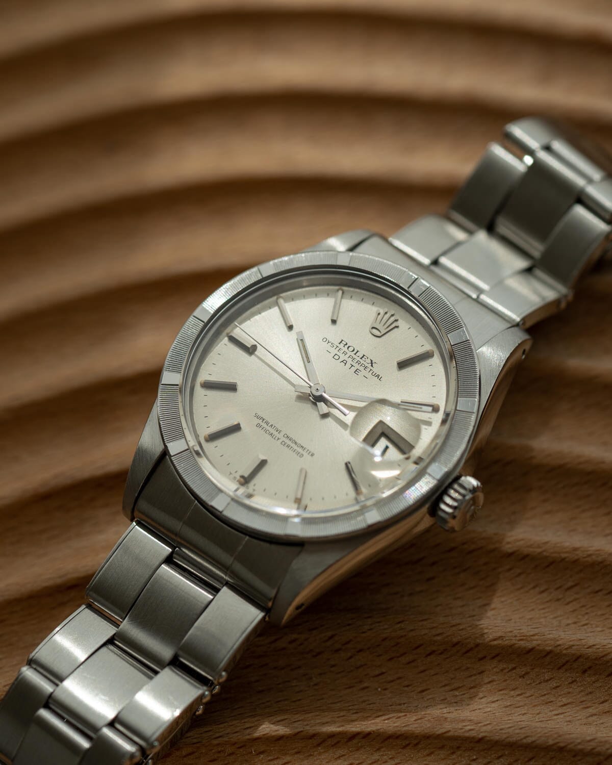 ロレックス オイスター パーペチュアル デイト 1501 シルバーダイアル