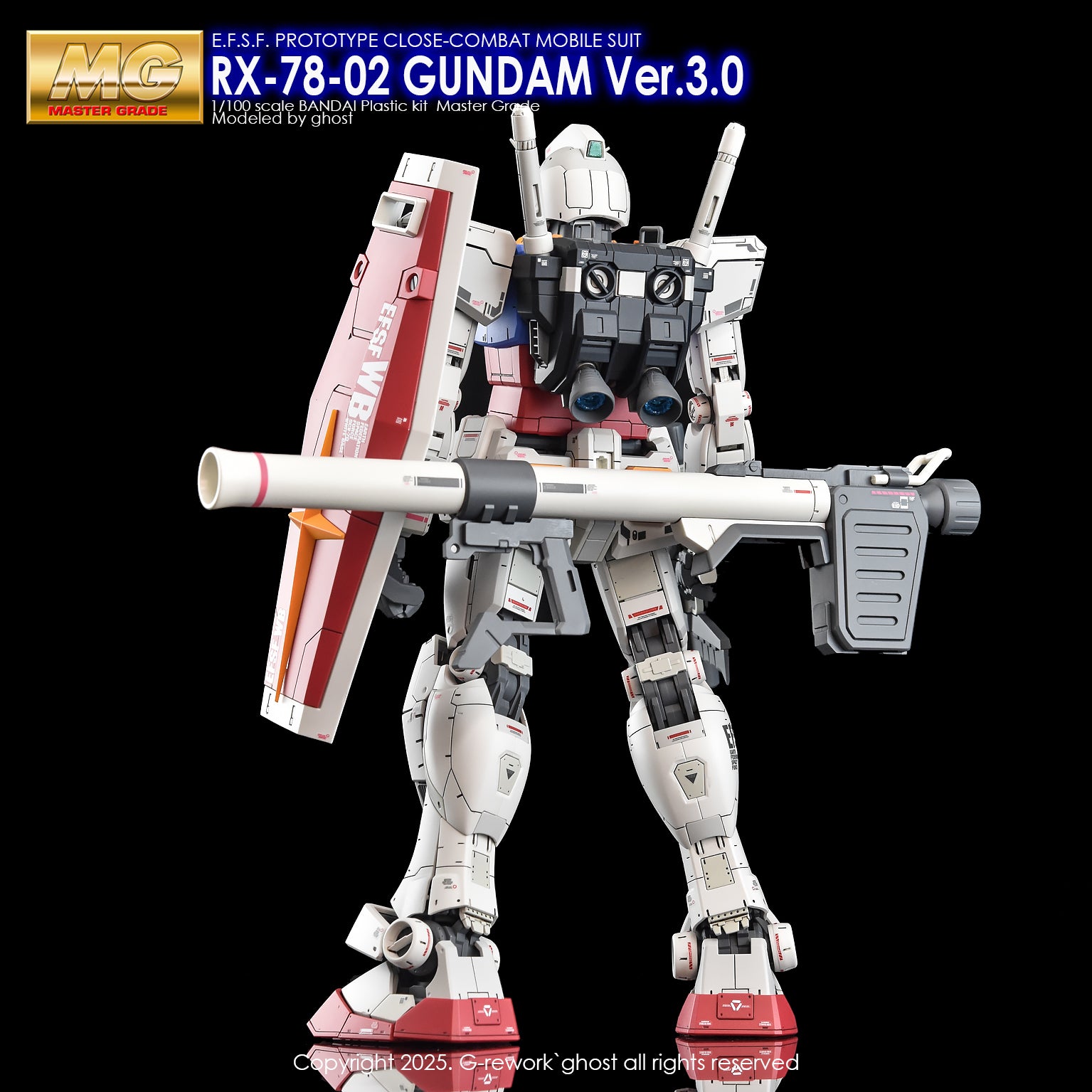 G-Rework Decal - MG RX-78-2 Gundam Ver.3.0 Use - Argama Hobby