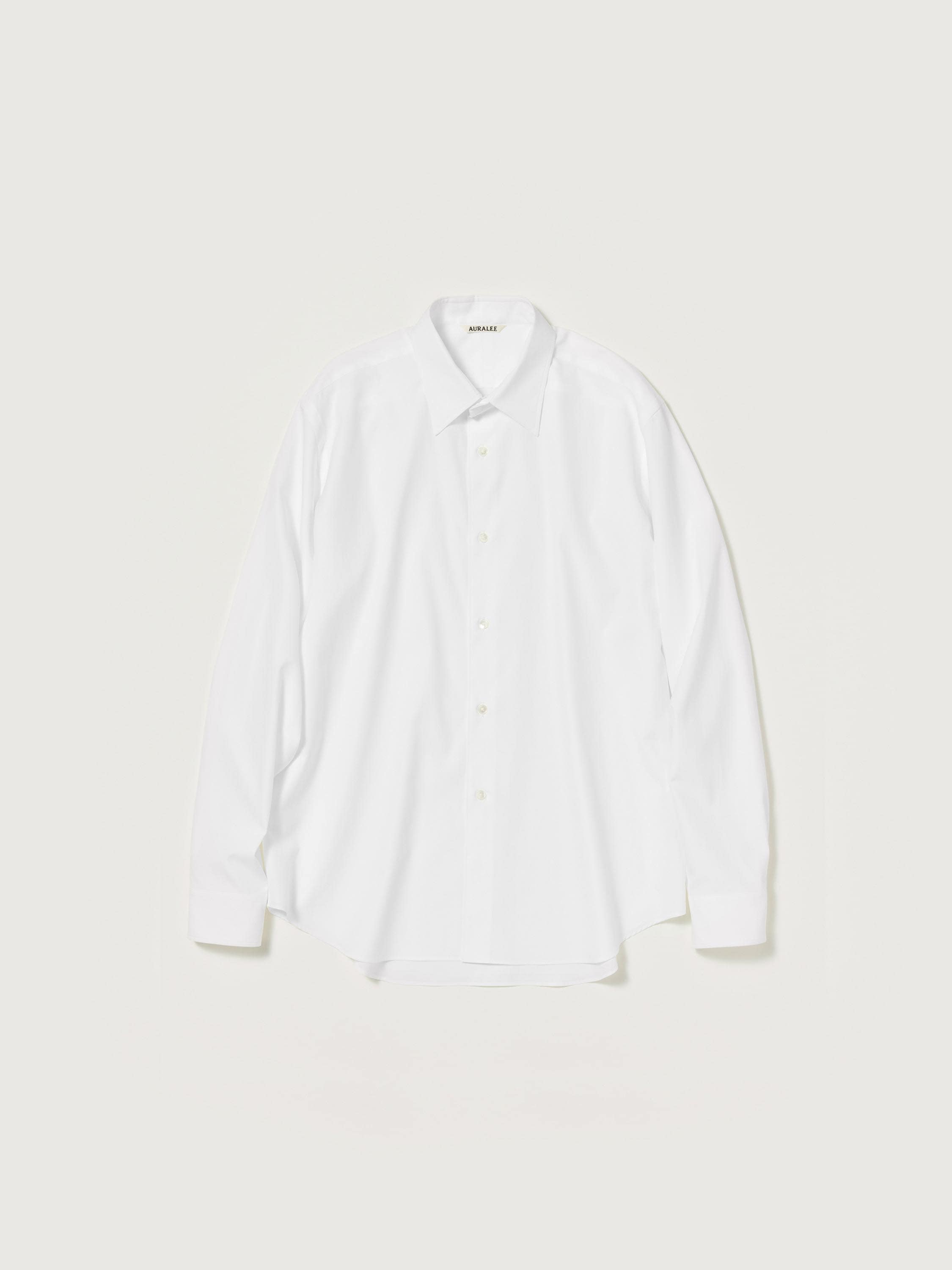 WASHED FINX TWILL SHIRT - AURALEE Official Website