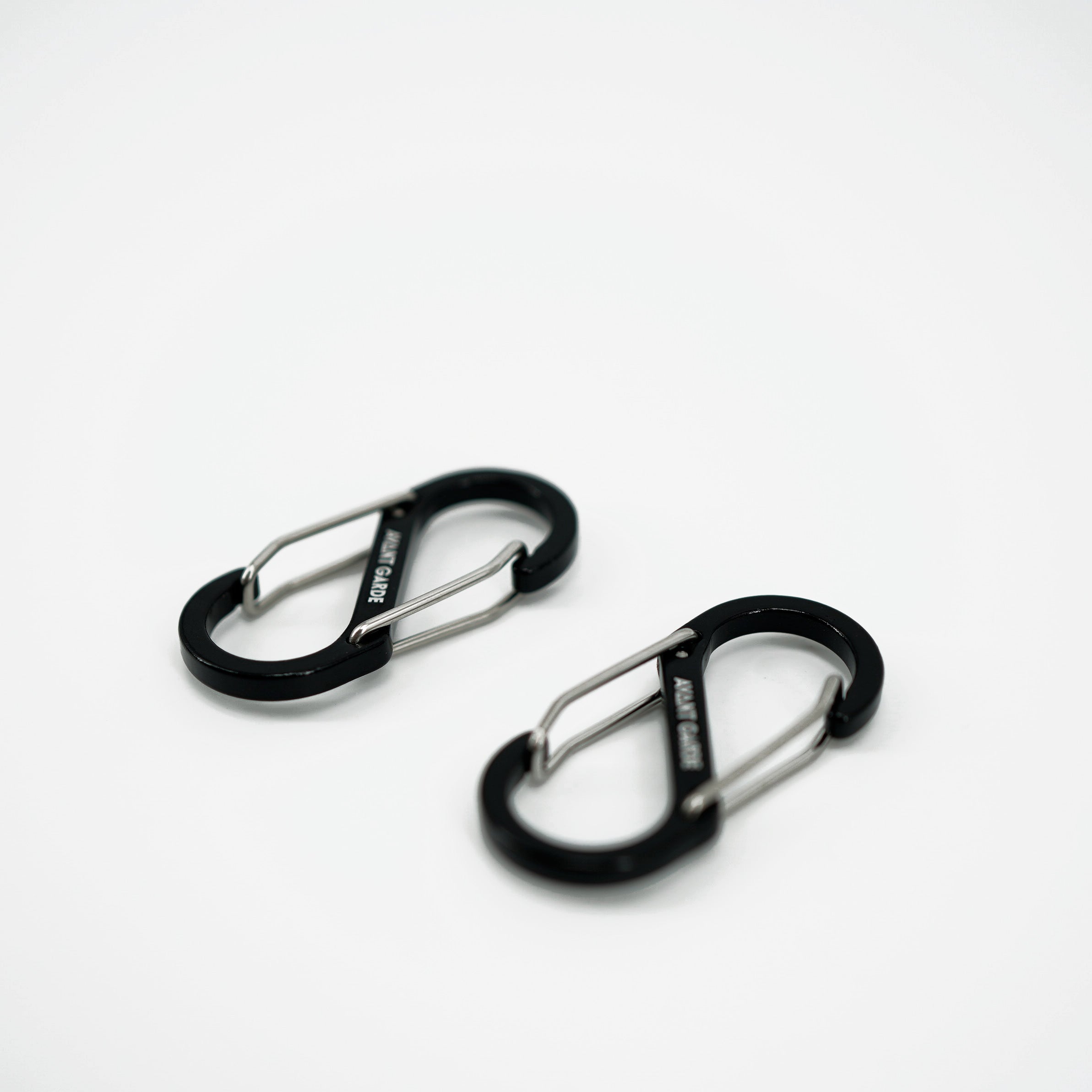 AVANT GARDE ] locking carabiner D型 S型 ロックカラビナ ブラック