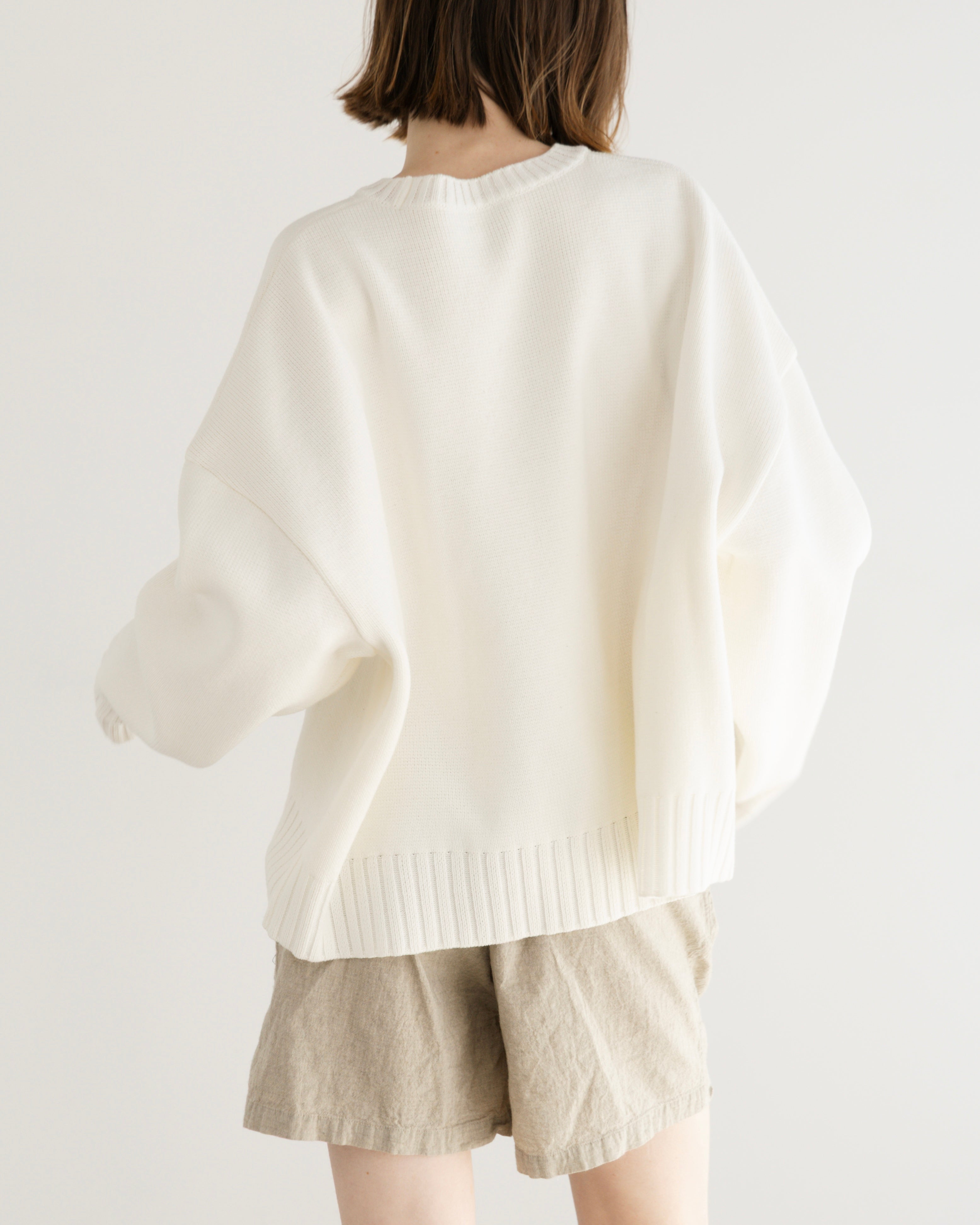 COTTON ACRYLIC KNIT PULLOVER（コットンアクリルニットプルオーバー