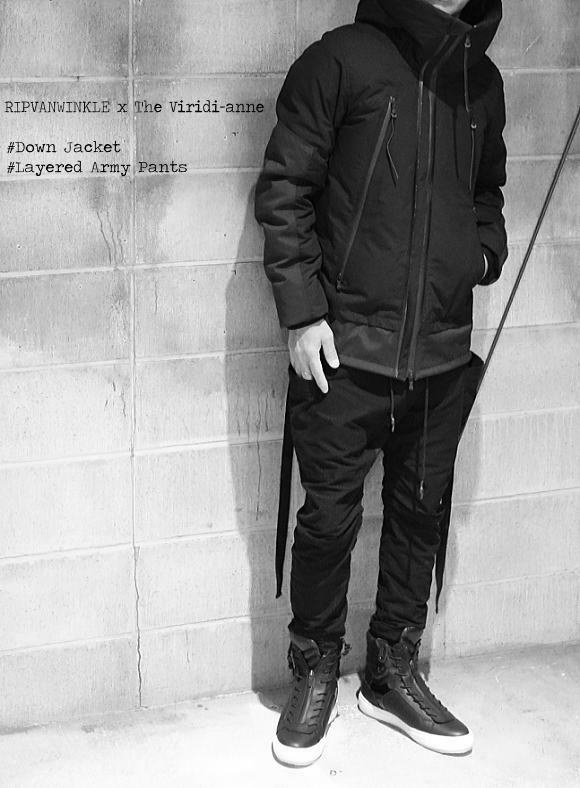 10/6 RIPVANWINKLE x The Viridi-anne コラボレーション「ダウン