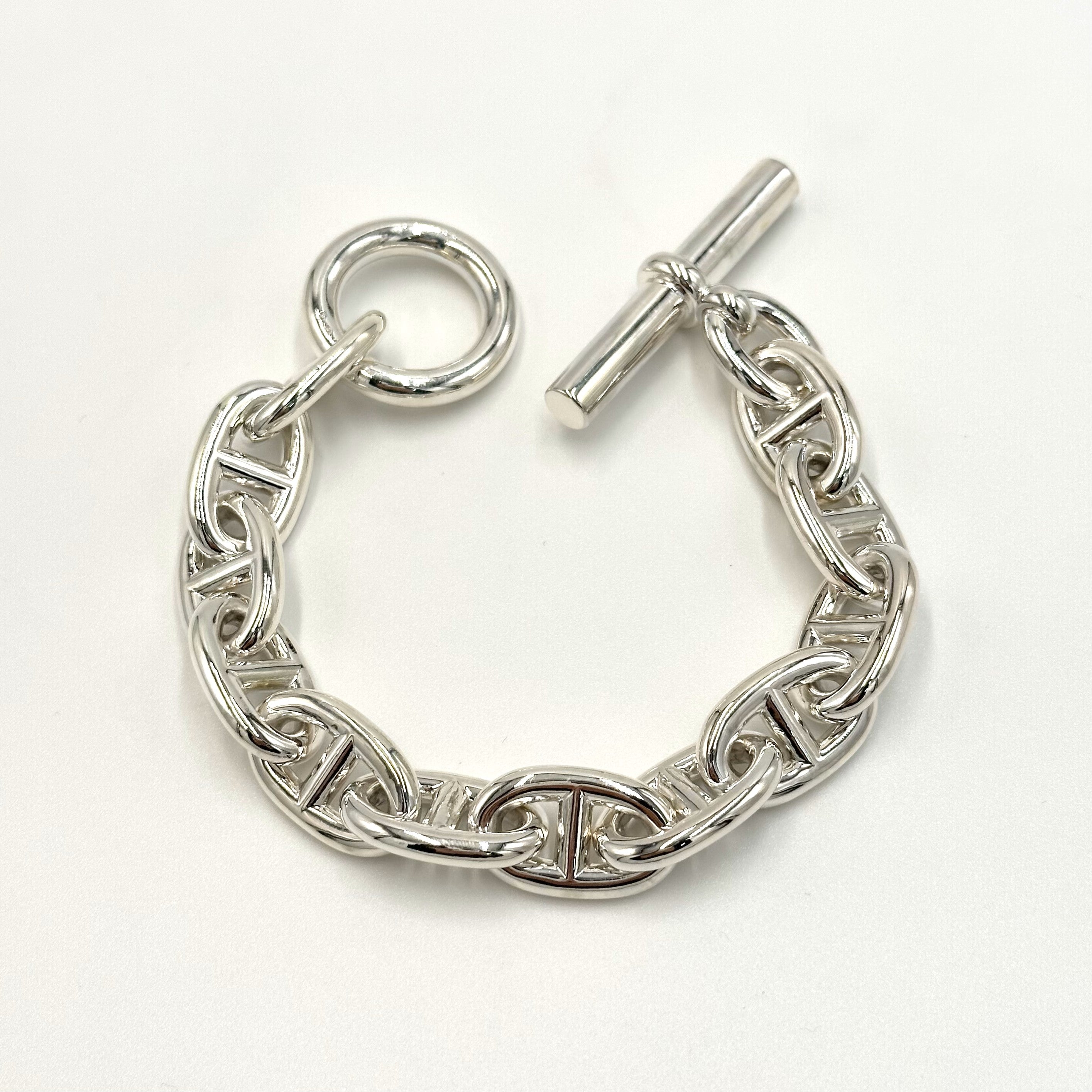 HERMES エルメス シェーヌダンクル ブレスレット TGM12コマ – Brandar