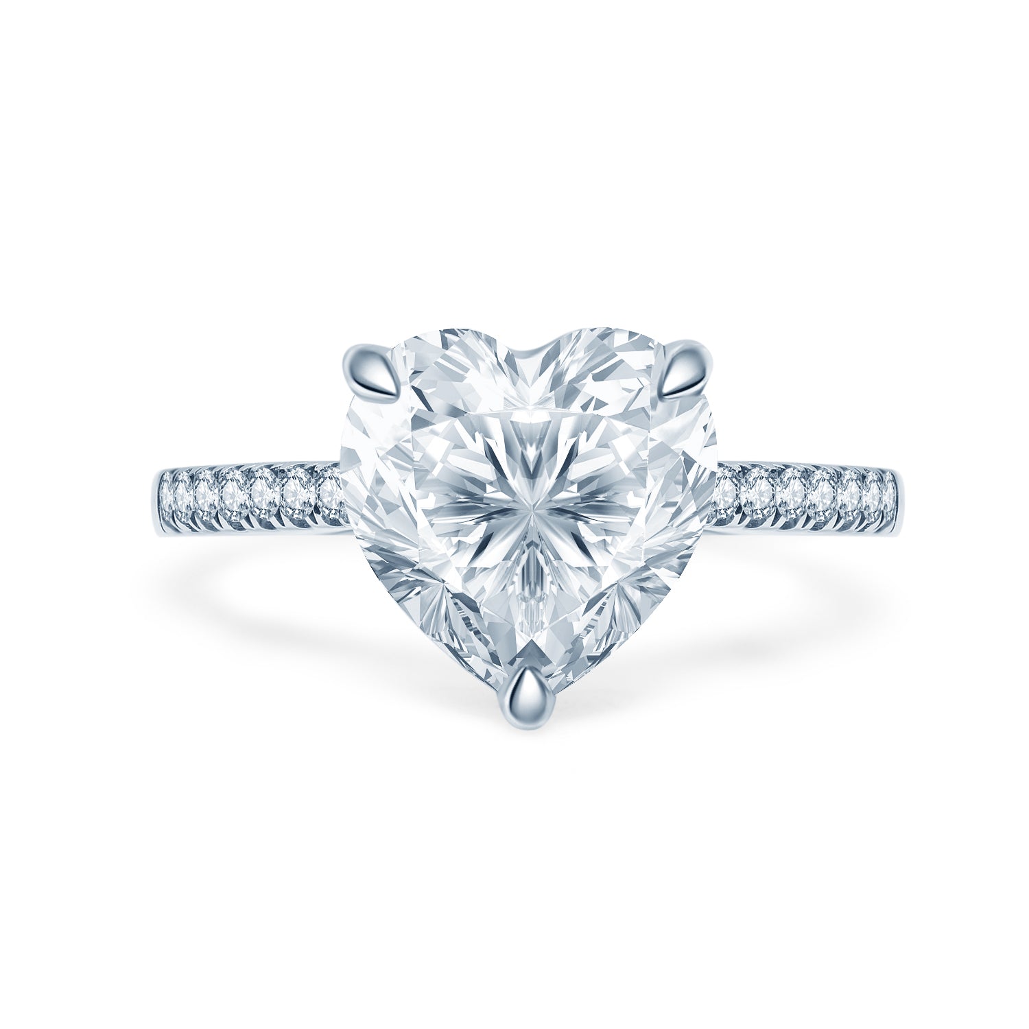 ハートシェイプの婚約指輪 – Brillar