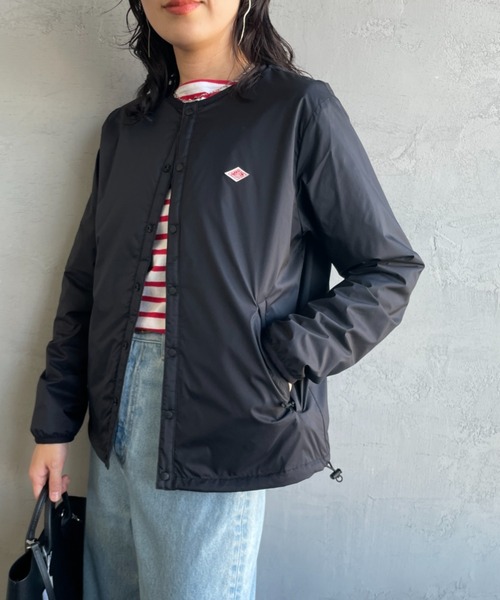 DANTON/ダントン] ナイロンタフタ インサレーションノーカラー