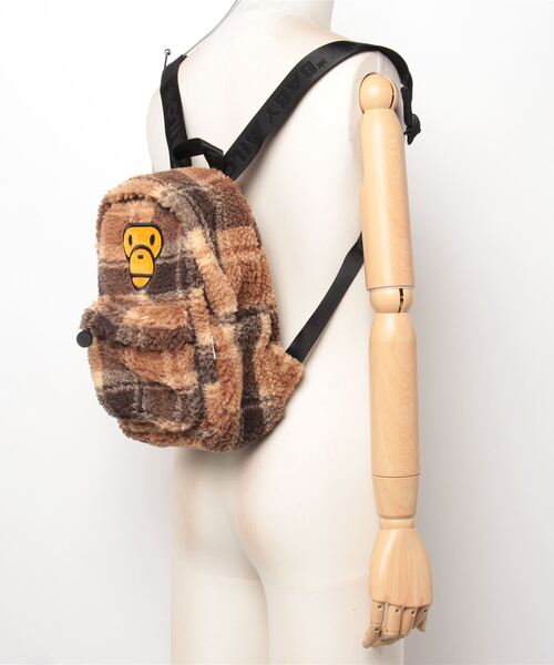 A BATHING APE（アベイシングエイプ）の「BABY MILO MINI FUR CHECK