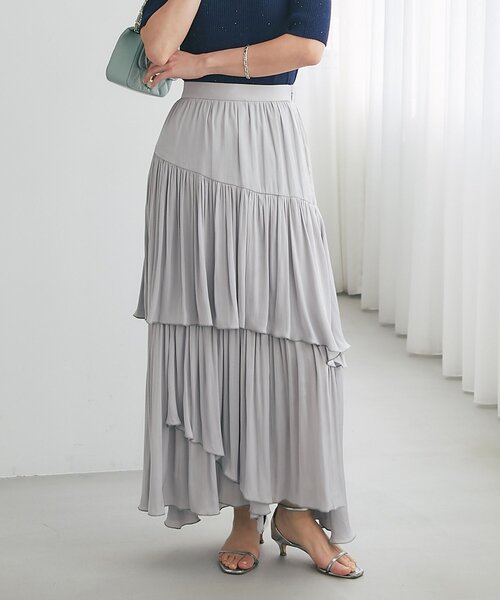 新色追加！miki監修・3サイズあり】イレヘムティアードスカート