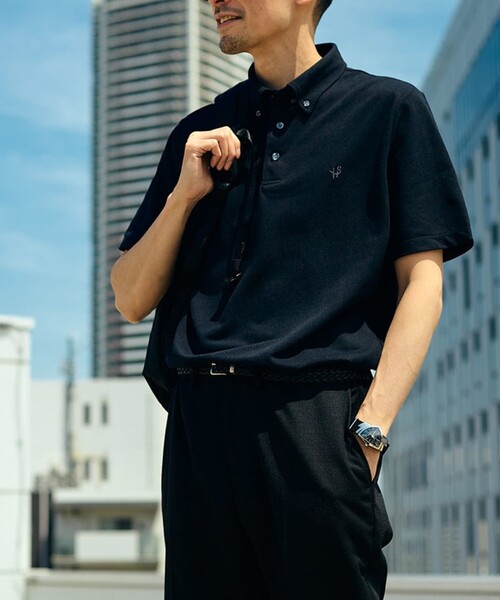 WEB限定】SHIPS: 吸水速乾・UVケア Drymix（R）ワンポイントロゴ