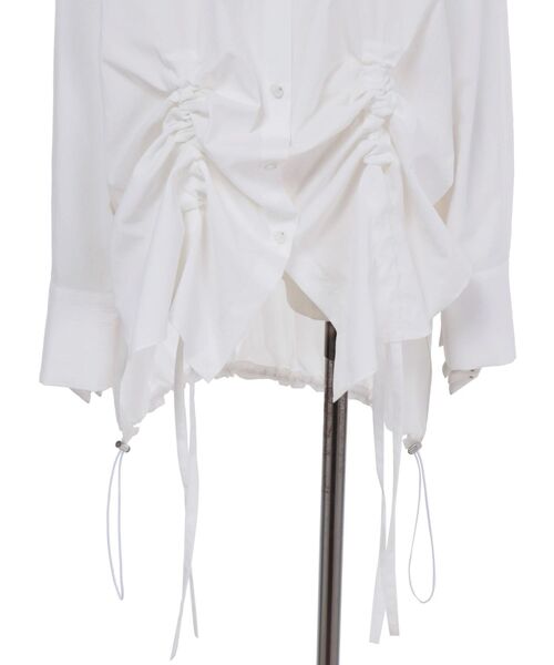 UN3D.（アンスリード）の「ヘムギャザーシャツ（シャツ/ブラウス