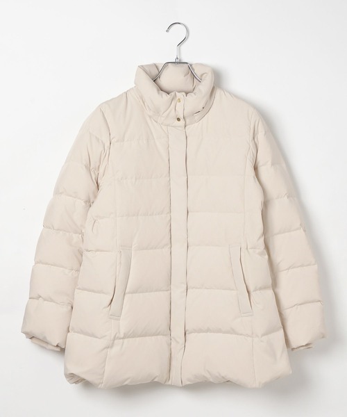 セール】ウツクシルエット撥水ダウンコート/497165（ダウンジャケット