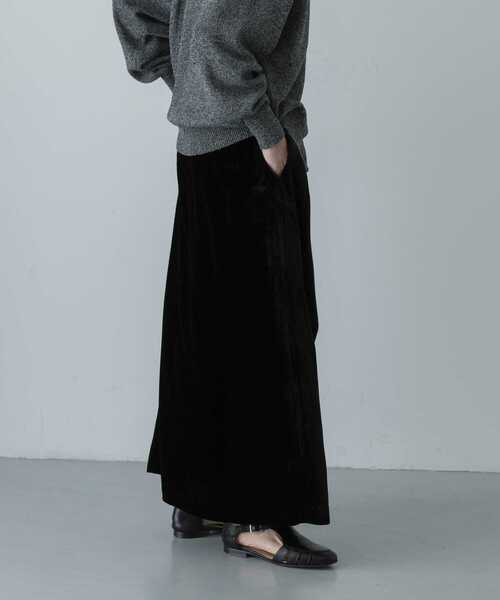 かぐれ（カグレ）の「レーヨンシルクベルベットスカート（スカート