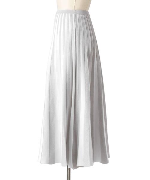 Drawer（ドゥロワー）の「Drawer 18Gプリーツニットスカート（スカート