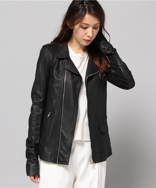 Rick Owens（リックオウエンス）の「RICK OWENS レザーブルゾン
