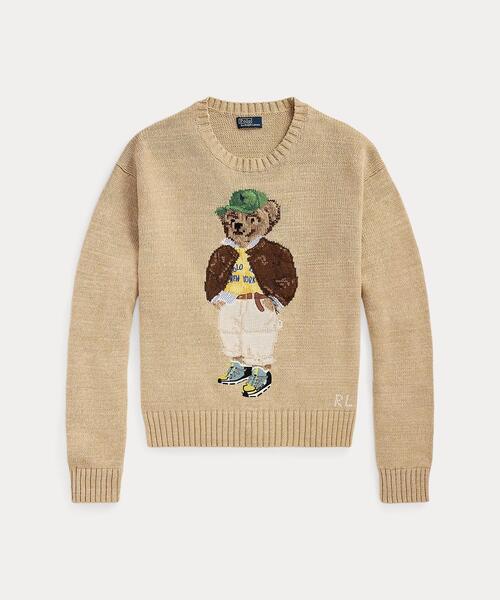Polo ベア コットン クルーネック セーター（ニット/セーター）｜POLO