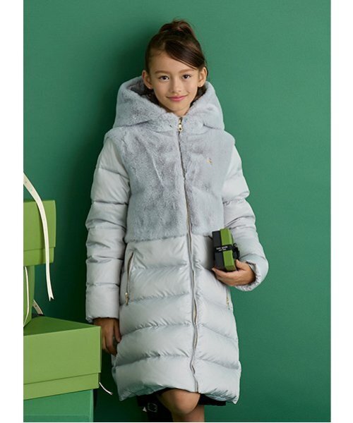 ケイトスペード ホワイト フード付き ダウンジャケット Kate Spade