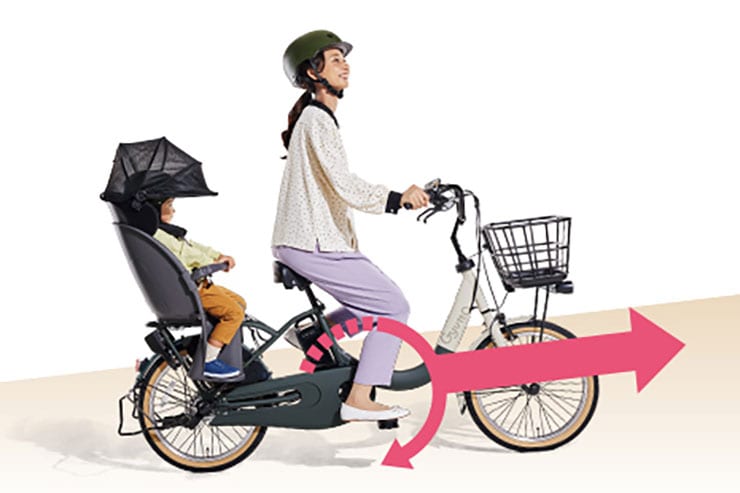 ギュット・クルームR・DX「BE-FRD034」20インチ 3人乗り対応 電動