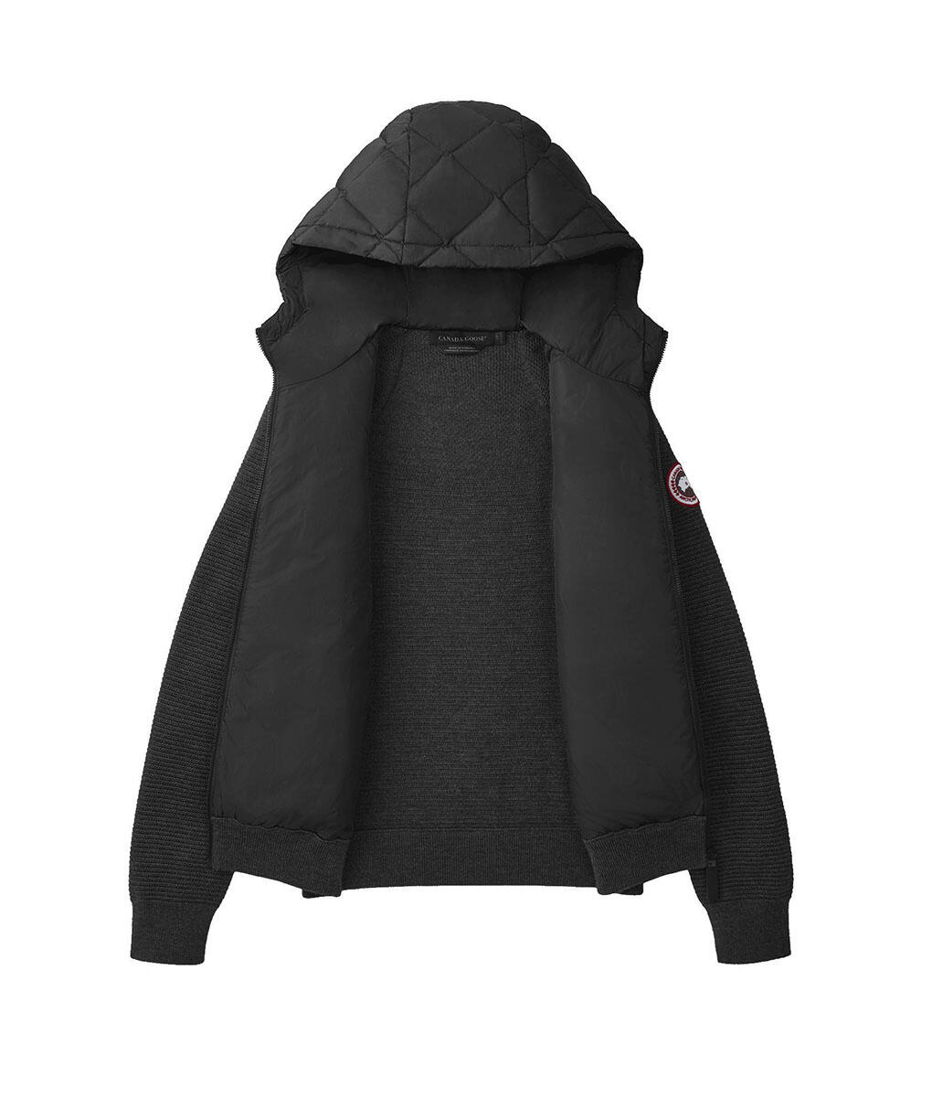 ハイブリッジ キルテッド ニット フーディー(6800L)｜カナダグース