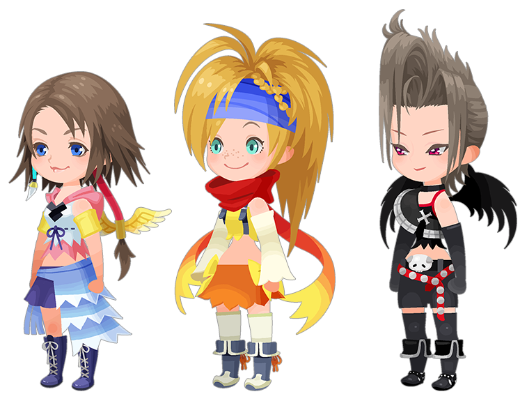 ユウナ』『リュック』『パイン』の新アバター登場！ | KINGDOM HEARTS