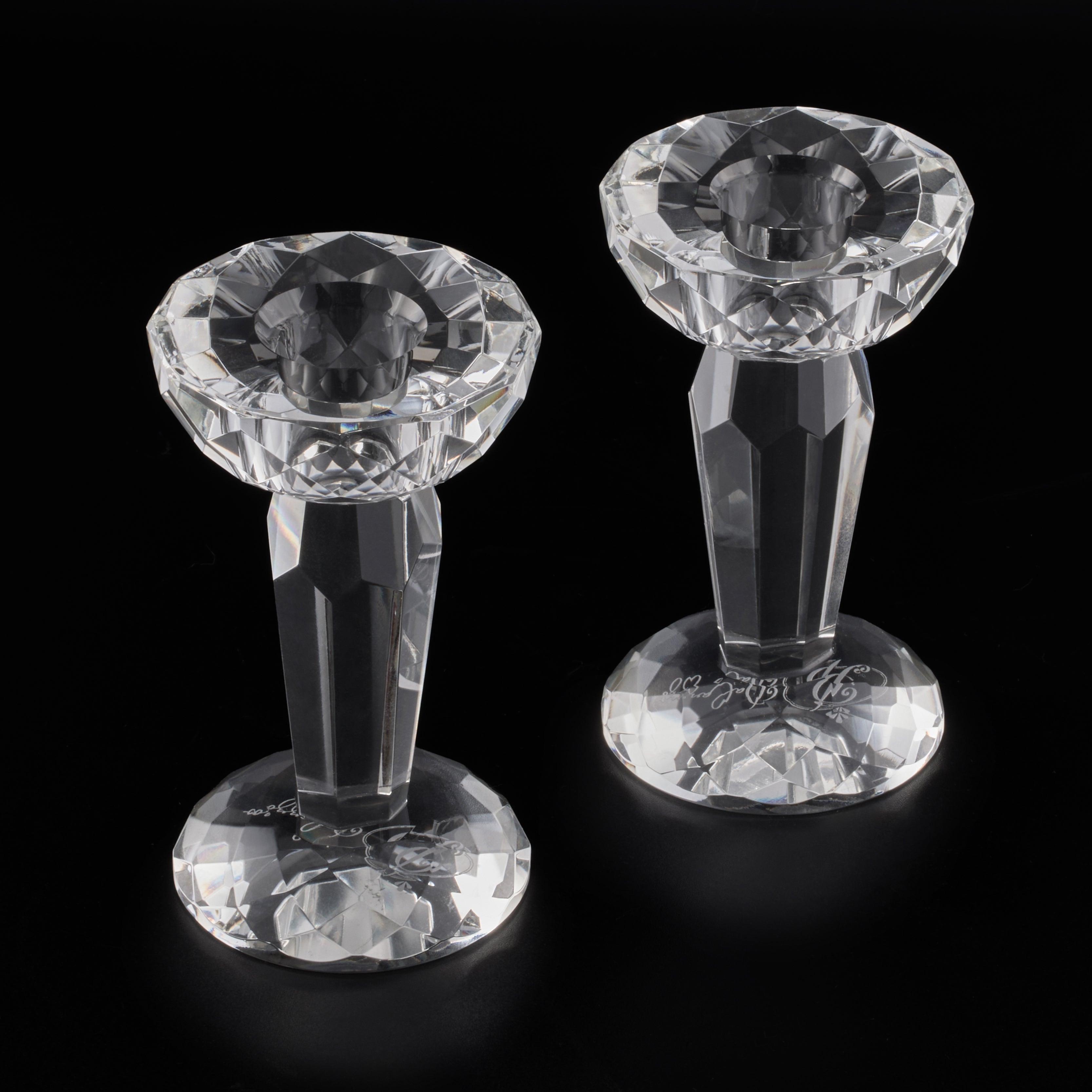 クリスタルキャンドルホルダー 2個セット – Palazzo