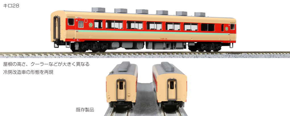 KATO 10-1532 キハ58系（非冷房車）急行「ざおう」5両セット 鉄道模型