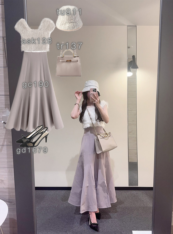 ハイウエストロングフレアスカート[gc190] | レディースファッション