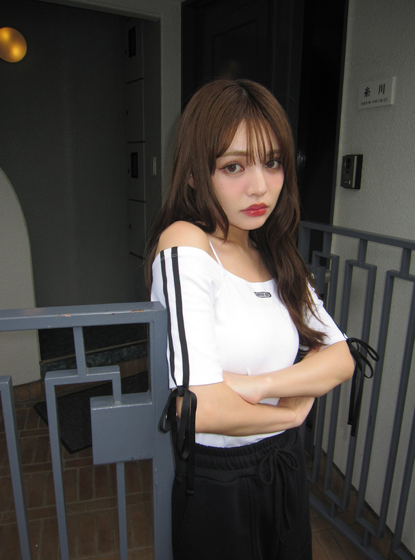 サイドリボンラインオフショルダートップス[mh99] | レディース