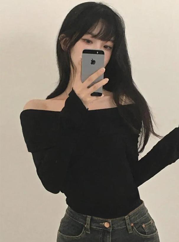 オフショルニットトップス[tu1578] | レディースファッション通販の