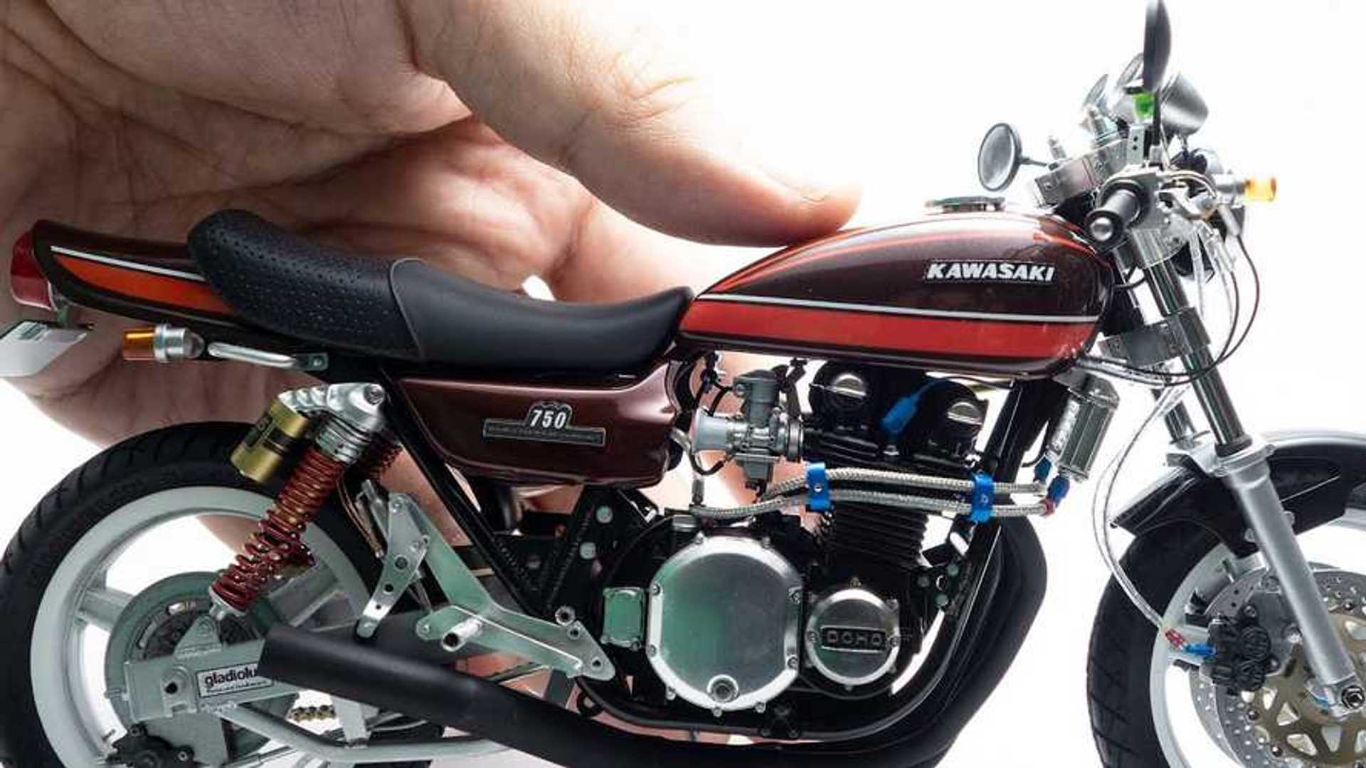 This Kawasaki 750RS Z2 Build Is Miniature Perfection Achieved