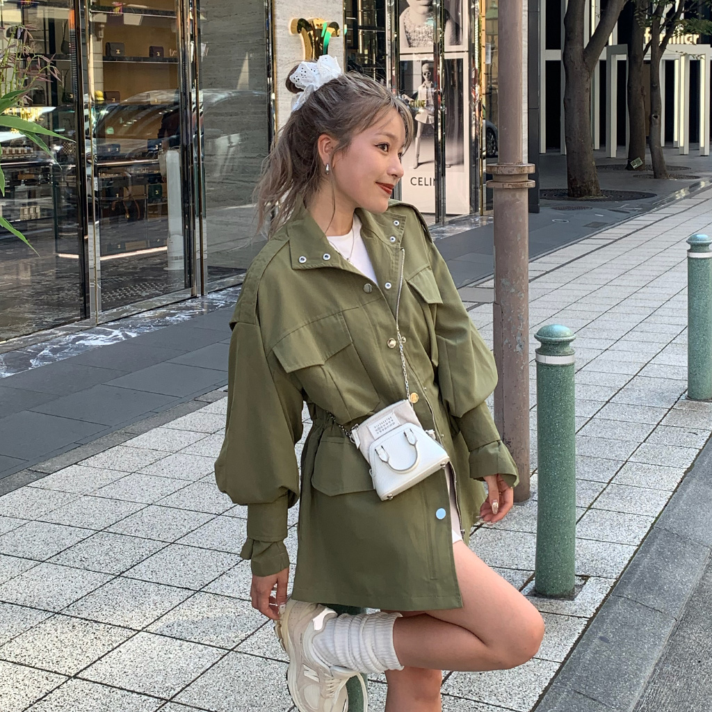 オーバーサイズミリタリージャケット | ファッション通販サイト NUGU