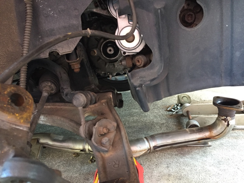 右フロントドライブシャフト交換（三菱 ランサーエボリューションIX