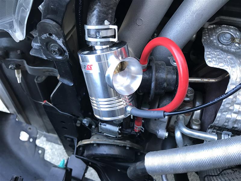 ブローオフバルブ交換【PUSSHUN R SS】（スズキ スペーシア・MK32S/42S