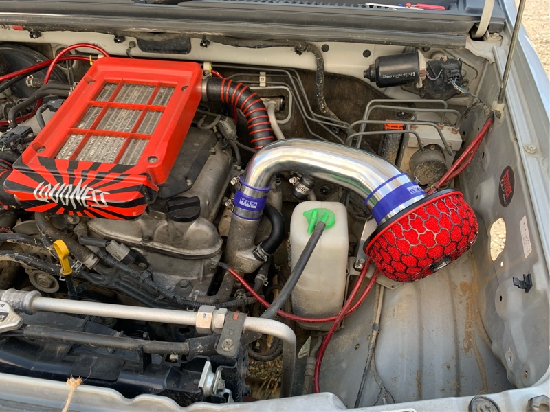 HKSレーシングサクション取り付け！（スズキ ジムニー・JB23W）by JB