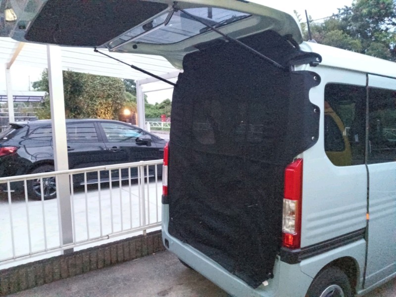 テールゲートメッシュ取付（ホンダ N-VAN+スタイル・JJ1/2）by