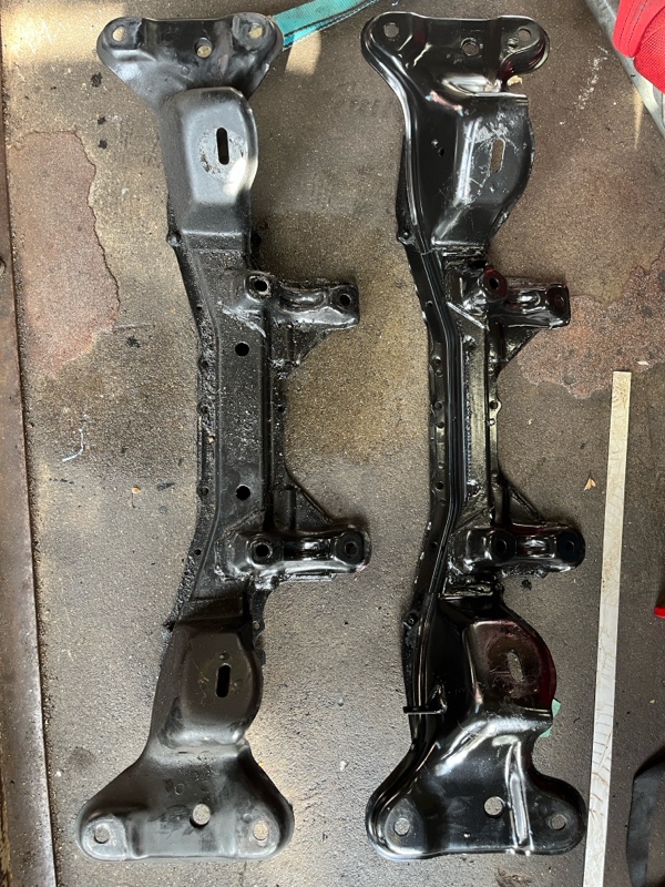 フロントメンバー ラック前出し加工（日産 180SX・RS13/KRS13型）by