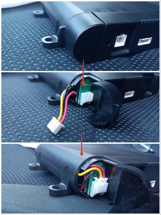 駐車監視用マルチバッテリー ユピテルOP-MB4000の取り付け（スバル