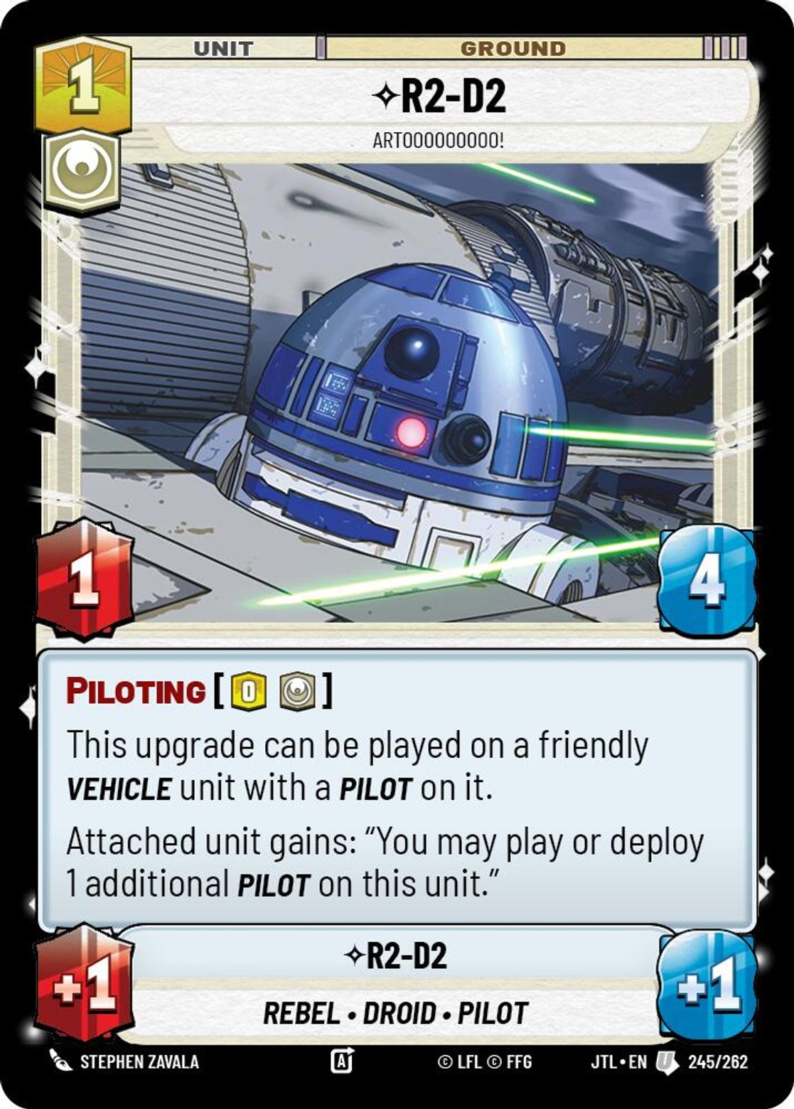 R2-D2 - Artooooooooo! - Star Wars Unlimited DB