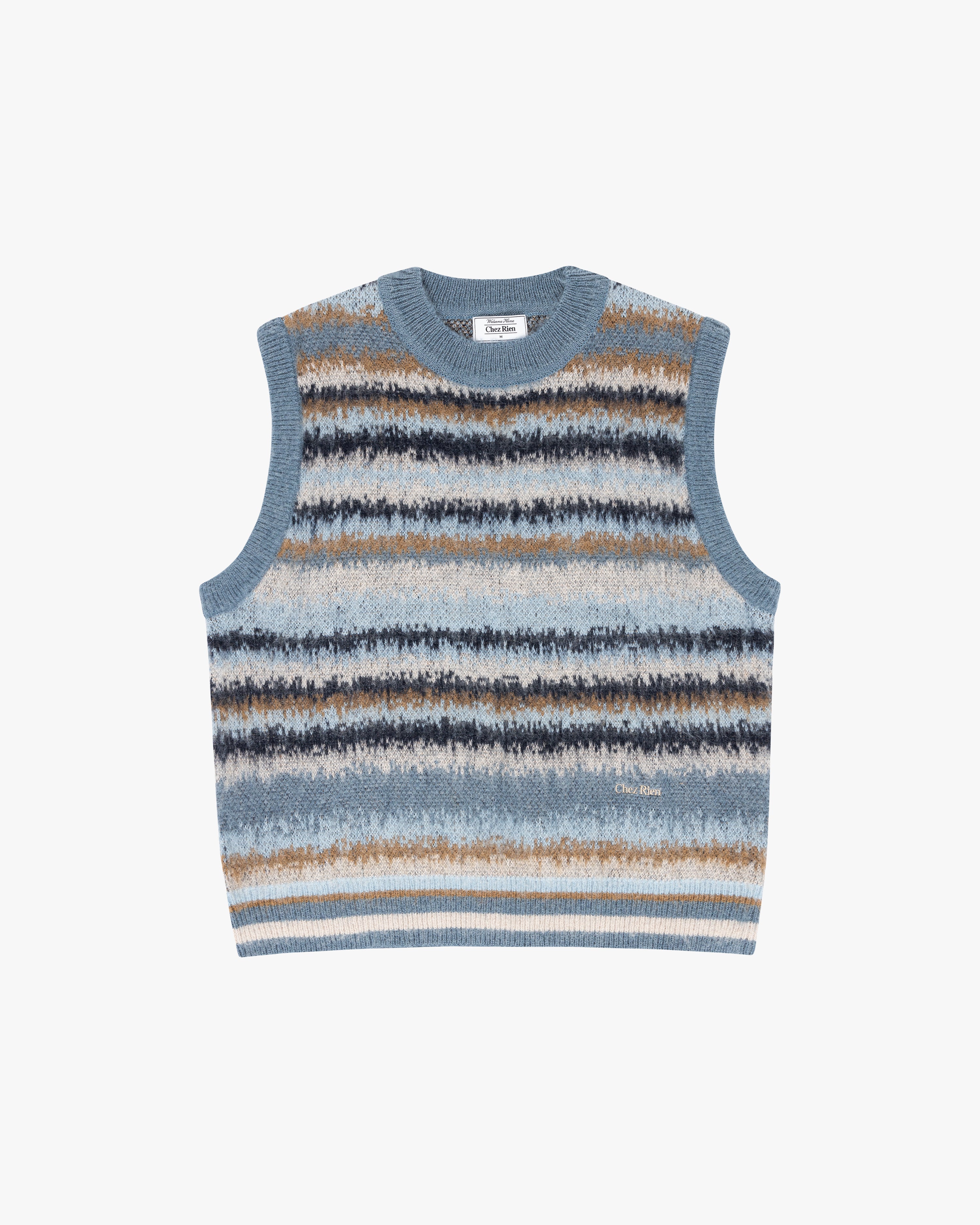Gradient Stripe Sweater Vest – Chez Rien